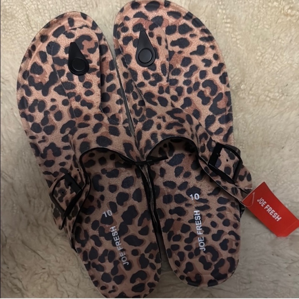 Joe Fresh Animal Print Sandals